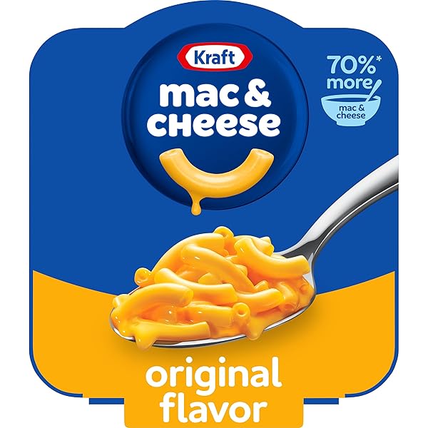 KRAFT ORIGINAL MAC & CHEESE MACARONI AND CHEESE DINNER BIG BOWL DINNER, 3.5 OZ TRAY
