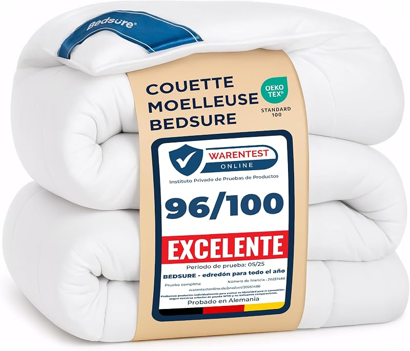 Couette 260x240 4 Saisons - Couette sans Housse 300g/m²