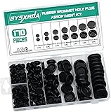 Gysxrda Rubber Grommet Kit 170 Pack - Black