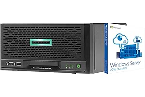 AVENTIS HPE MicroServer Gen10 Plus Tower Server for Small Business, Intel Xeon E-2224 3.4GHz up to 3.4GHz Turbo, 32GB RAM, 4TB Fast SSD Storage, RAID, Windows Server 2016