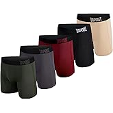 TAPOUT Mens Boxer Briefs 5 Pack Nylon Mesh Performance Workout Underwear/FLY-LESS Support Providing Enhance Support