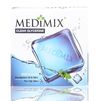 Buy Medimix Soap Clear Glycerine Oil Balance Eucalyptus Oil And Mint 100g Pack Online At Low Prices In India Amazon In