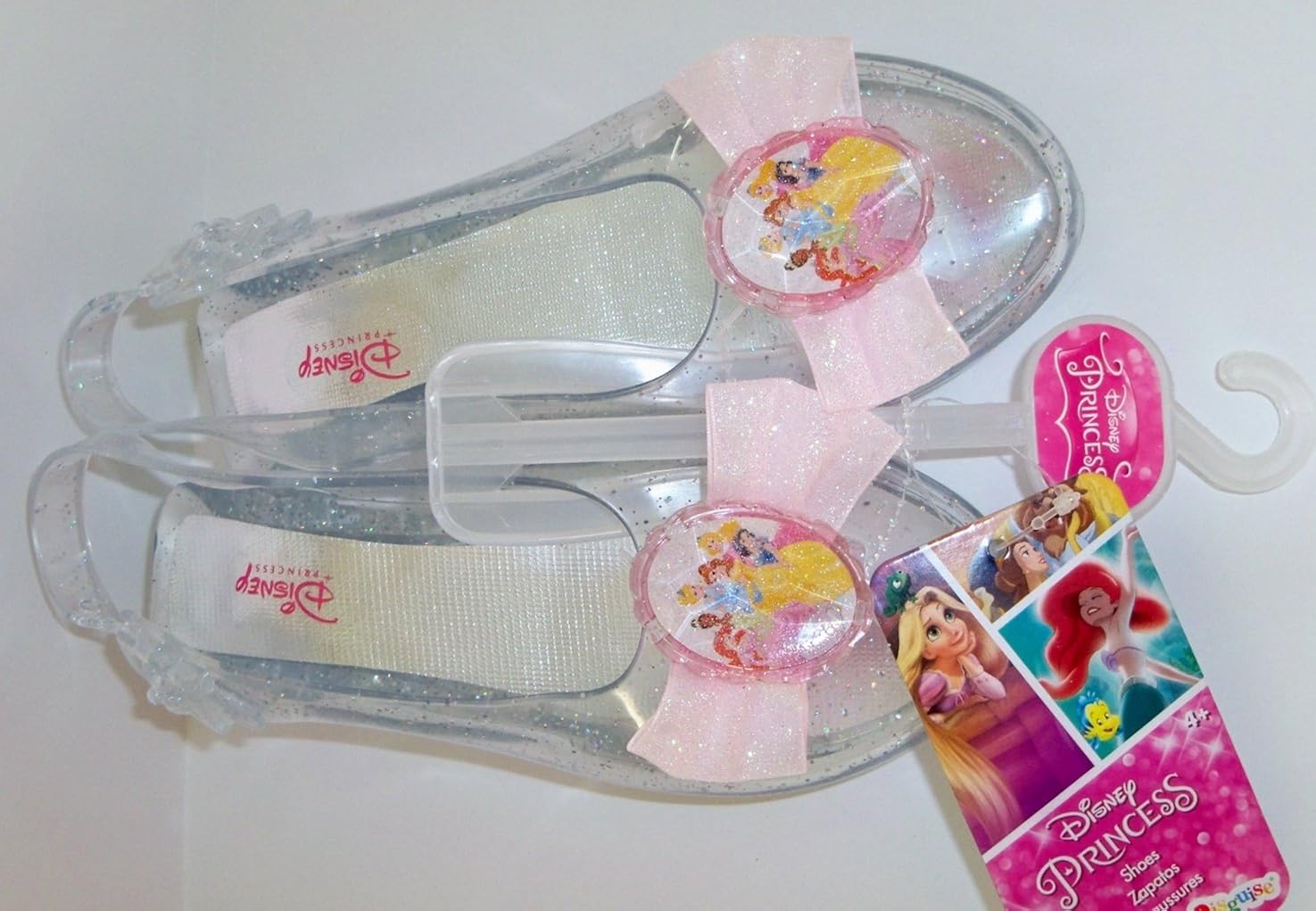 clear princess shoes