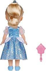 Disney Princess Cinderella Doll 14in Platinum Holofoil Dress Shoes Tiara Brush view 2