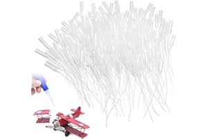 Lot de 500 micro-pointes de colle en plastique pour extension de flacon de colle - Applicateur de précision pour loisirs créa