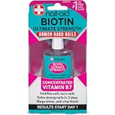 Nail-Aid Biotin Ultimate Strength Nail Strengthener &ndash; Vitamin B7 Treatment for Weak, Thin &amp; Peeling Nails &ndash; Helps Grow Stronger, Harder, Longer Natural Nails in 3 Days