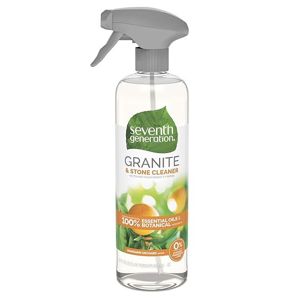 SEVENTH GENERATION GRANITE CLEANER, MANDARIN ORCHARD SCENT, 23 FL OZ