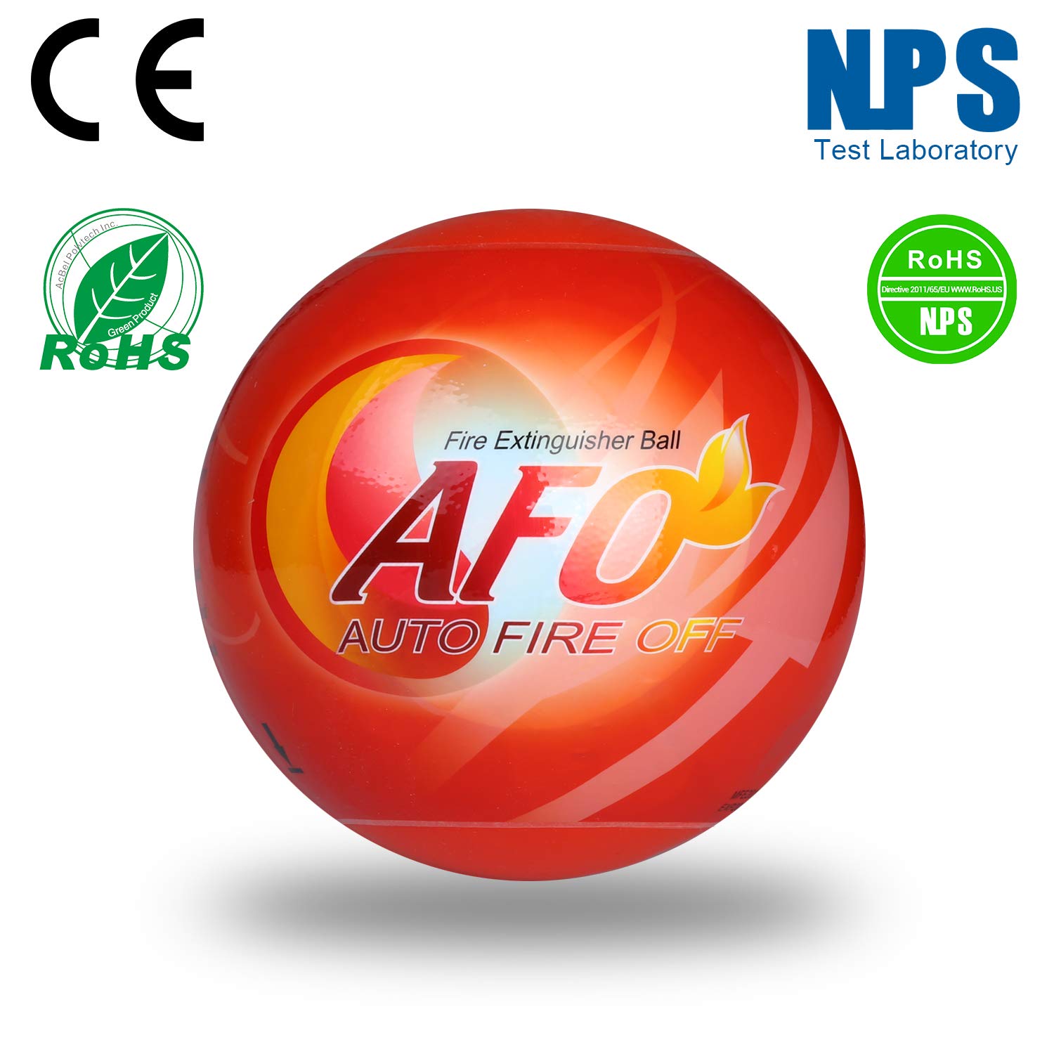 1, Large AFO Fireball Automatic Fire Extinguisher Ball with Wall