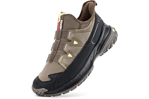 FitVille Extra Wide Sneakers for Men Slip-on Shoes, Soft Comfortable Mens Running Shoe, Slip Resistant Hiking Walking Shoes with Arch Support & Wide Toe Box