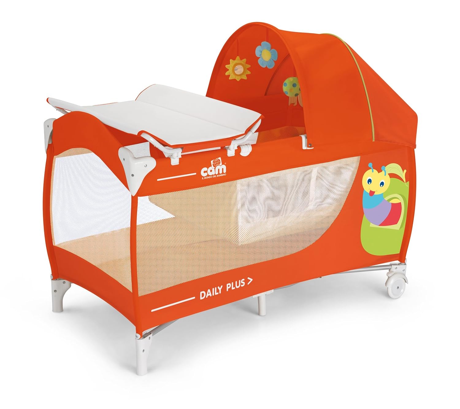 cam daily plus travel cot