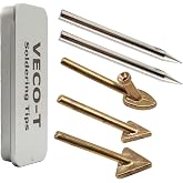 5PCS Plastic Welding Tips,Soldering Iron Gun Tips with a Storage Box,for Plastic Welding,Fuel Tank,Car Bumper Dashboard Kayak Repair
