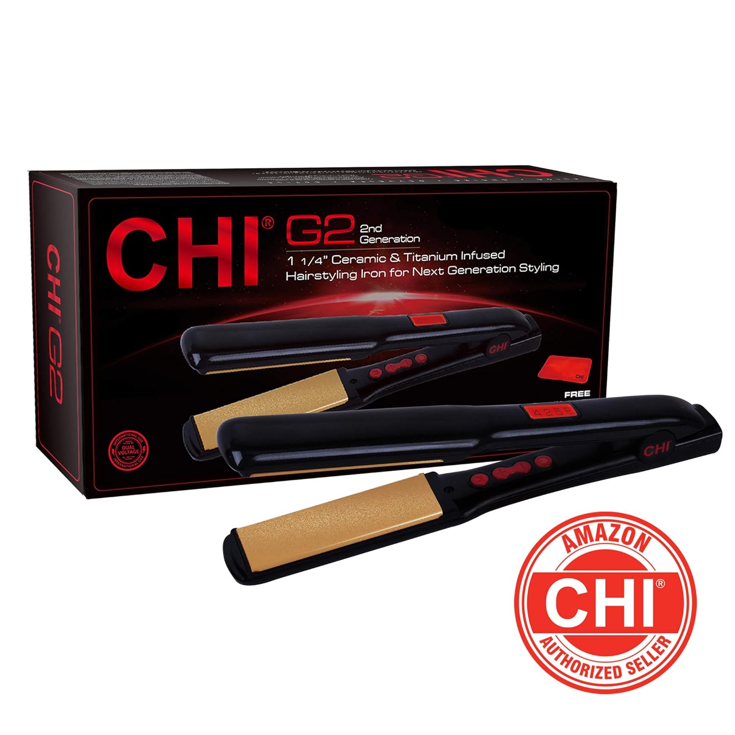 Chi G2 1 Ceramic And Titanium Digital Hairstyling Iron Hairstyle Guides Chi G2 1 Ceramic And Titanium Digital Hairstyling Iron Hairstyle Guides