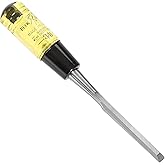 Buck Brothers 120102BC 3/8" Wood Chisel Made in USA, For Paring and Finishing Cuts in Carpentry and Woodworking, Tempered Tool Steel Blade, Mallet-Safe Handle