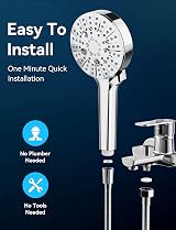Magichome 6 Mode High Pressure Shower Head with One-Touch Mode Switch view 8