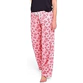 Hello Mello Signature Lounge Pants Womens Soft Pajama Bottoms Elastic Waistband Drawstring Tie