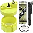 BALL RESCUER: Tennis Ball Pressurizer – Converts Compatible Tennis Ball Container into a 30 psi Ball Pressurizer & Extends Ball Life (Pump & Container not Included in Standard and Standard Plus)