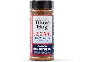 Blues Hog Original Dry Rub Seasoning, Southern Spice Blend, Gluten-Free, All-Natural, Made in the USA, 5.5oz