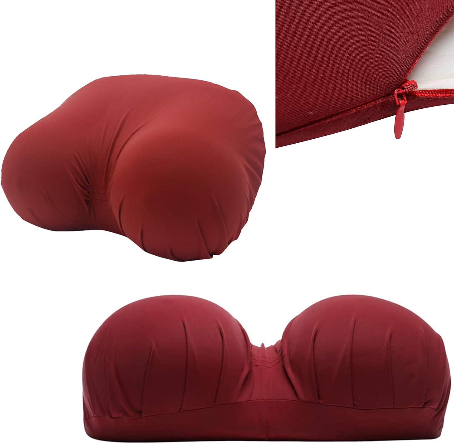 Latex Chest Pillow Memory Foam Ergonomic Amazing Breast Pillow Cushion