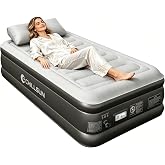 CHILLSUN Twin Air Mattress with Built-in Pump, Blow Up Bed Home Camping | 3-Min Quick Self-Inflation: Built-in pump.Durable &amp; Leak-Proof: Puncture-resistant.Versatile: For home, camping &amp; travel.