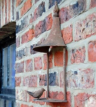 Wall Mounted Vintage Design Pagoda Bird Feeder Amazon Co Uk