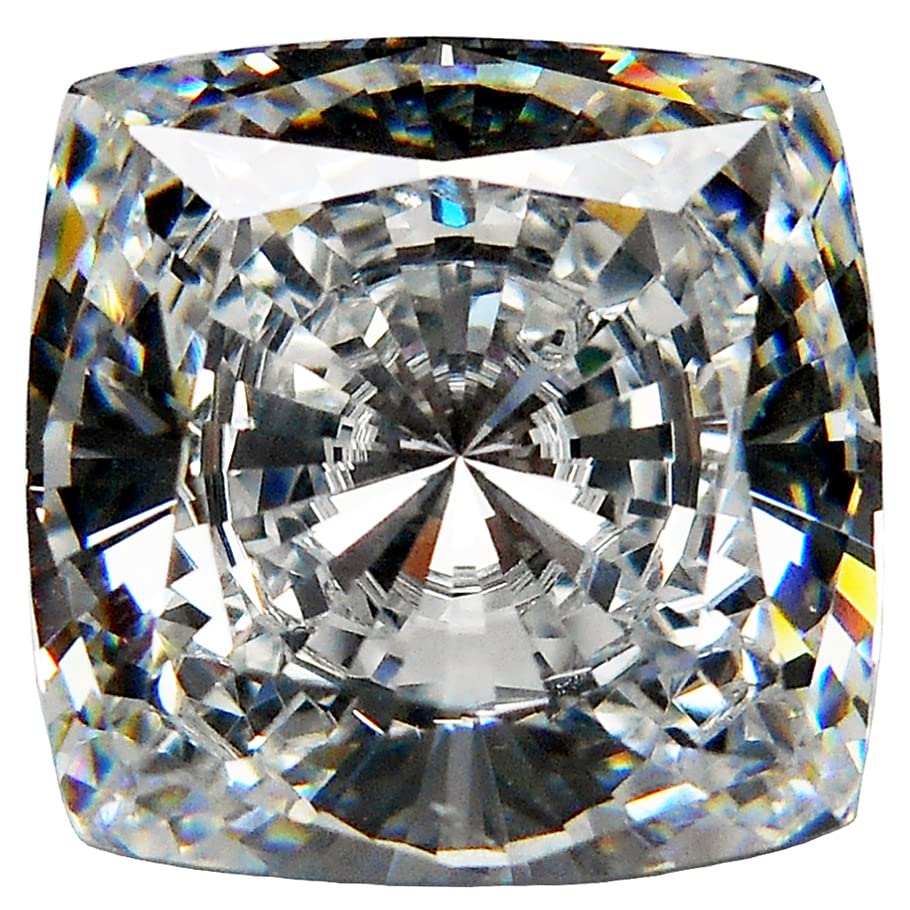 Cubic Zirconia Loose stone 1 PC Cushion shape Super Quality (Not 3A or 5A or 6A) White Clear Synthetic Stone FREE Shipping - U.S.A Shipper