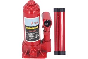 Hydraulic Bottle Jack, 3 Ton Car Jack with Pump Handle, Vertical Bottle Jack for Car, Pickup Truck, Truck, RV, Auto Repair, I