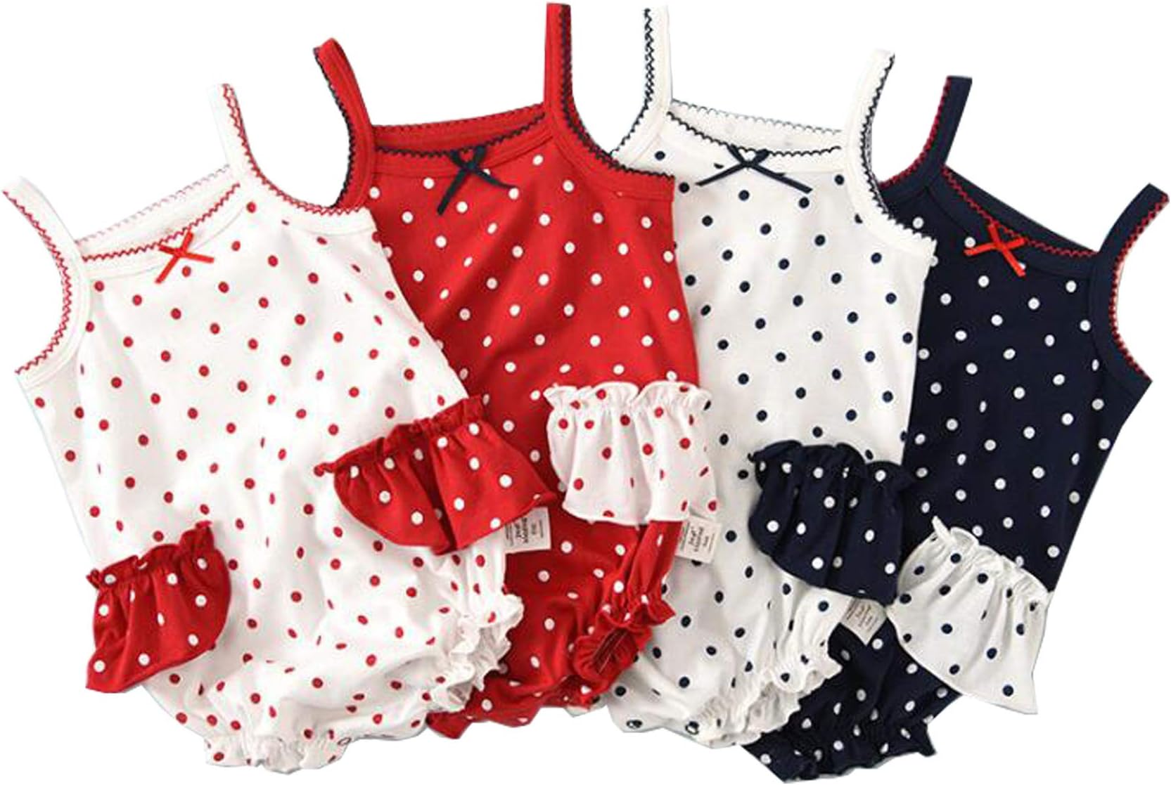 Infant/Toddler Baby Girls Boys Sleeveless Onesies Tank Top Cotton Baby Bodysuit Pack of Summer Baby Clothes Outfit