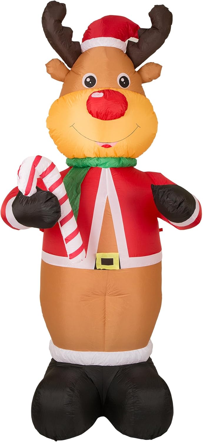 Glitzhome Christmas Outdoor Lighted Inflatable