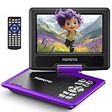POFOTO 9.5" Portable DVD Player for Kids and Car