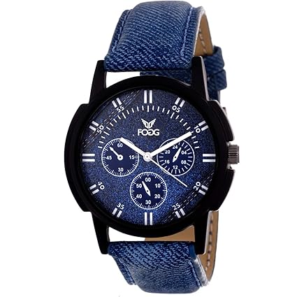 Analog Blue Dial Mens Watch 11118-BL