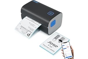 Jiose Shipping Label Printer for Shipping Packages - Barcode Label Printer - 4x6 Desktop Thermal Label Printer