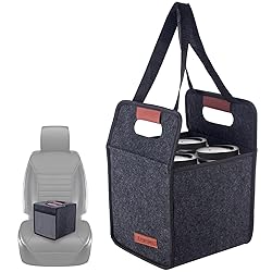 Foyego 4 Cup Drink Carrier with Handle, Reusable