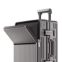 AIWEINY Zipperless Luggage, 22x14x9 Aviation