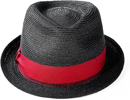 Amazon Co Jp Hua Bei メンズクールハット 夏の帽子 レジャー麦わら帽子帽子夏のメンズファッション英国の紳士帽子サン帽子 ホーム キッチン