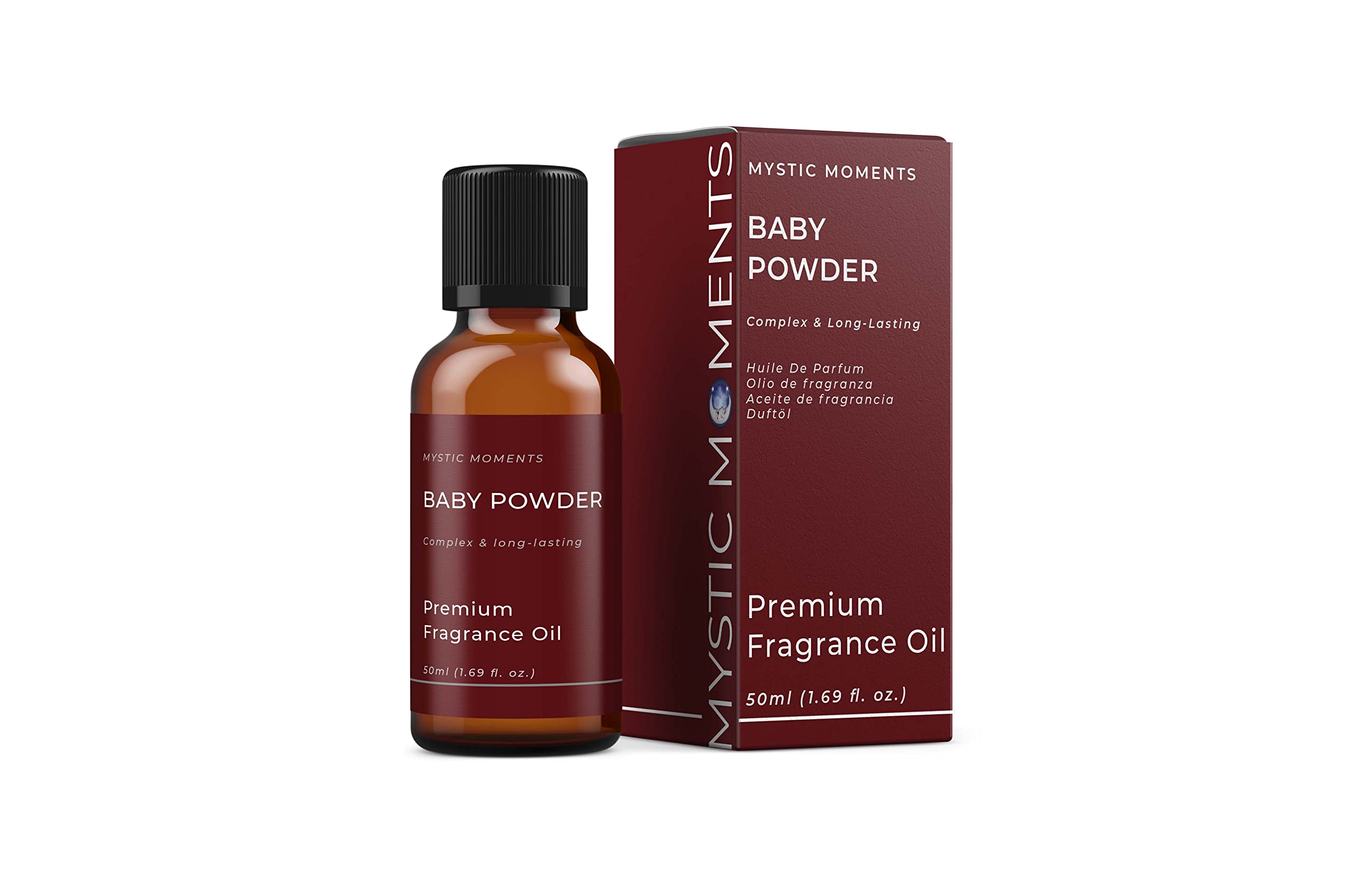 Mystic Moments | Baby Fresh Powder Fragrance Oil 50ml - Perfect for Soaps, Candles, Bath Bombs, Oil Burners, Diffusers and Skin & Hair Care Items