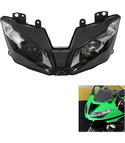 Amazon.com: TCMT Front Headlight Assembly Fit For Kawasaki Ninja