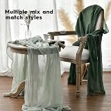 Artoid Mode Boho Forest Green Gauze Table Runner 400 cm view 4