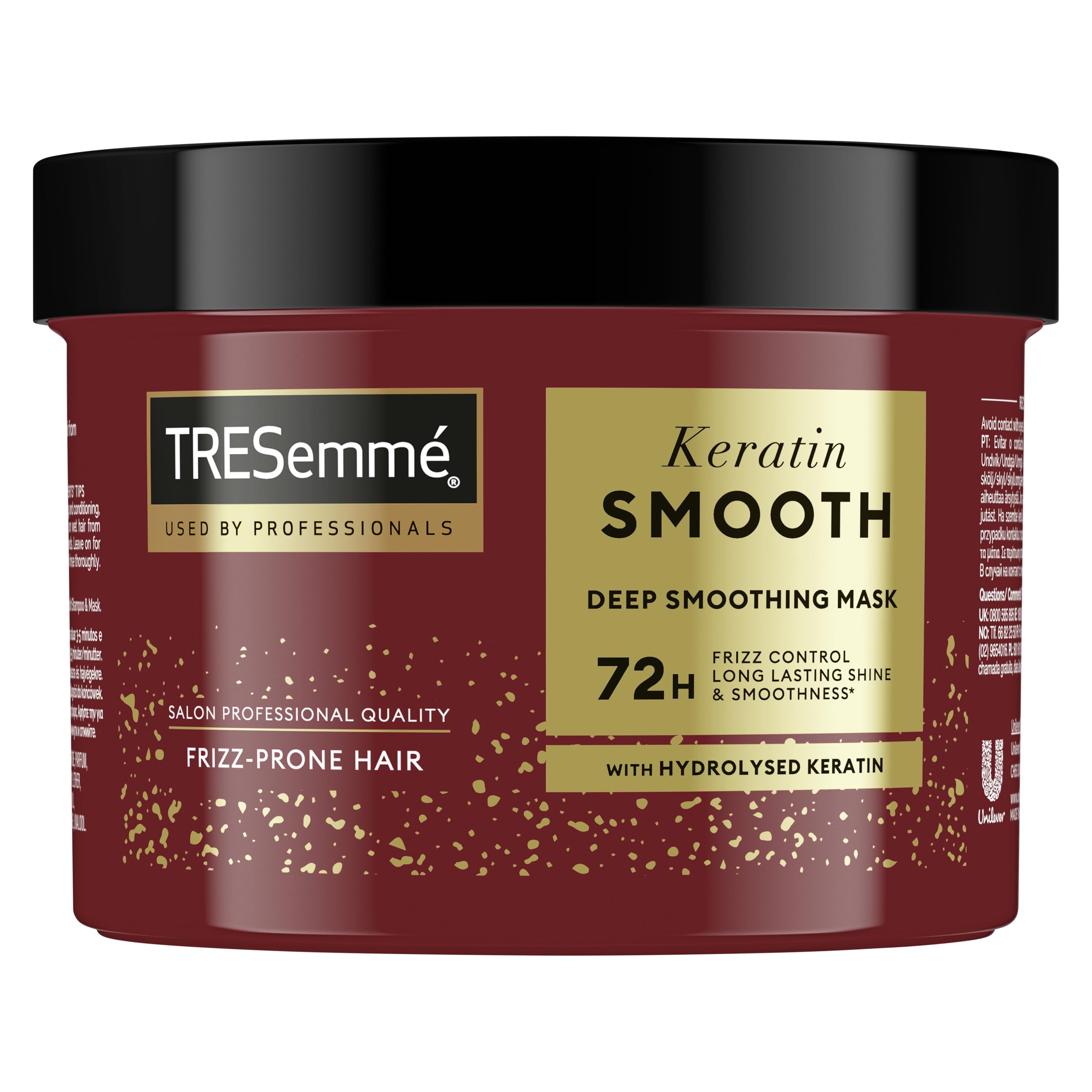 TRESemme Keratin Smooth Deep Smoothing Mask rinse-out hair treatment with hydrolysed keratin for soft, shiny, frizz-free hair 440 ml