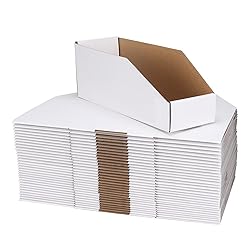 ZBEIVAN Cardboard Storage Bins Boxes 35 Packs