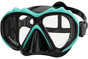 Prescription Snorkel Mask, Nearsighted Diving Mask for Adult Youth, Swim Scuba Dive Swimming Snorkeling Goggles with Nose Cov