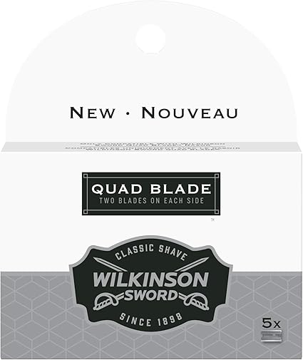 Amazon Com Wilkinson Sword Quad Blade Razor Blades Refills 5 Count Beauty