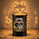 Wax Melt Warmer Metal Wax Warmer for Scented Wax Candle Wax Burner(Fox) | Electric Fragrance Candle Oil Burner 2 in 1 Wax Melts as Gifts for Moms Grandma Women Girls