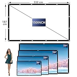 Projector Screen 150 Inch Outdoor Portable Movie