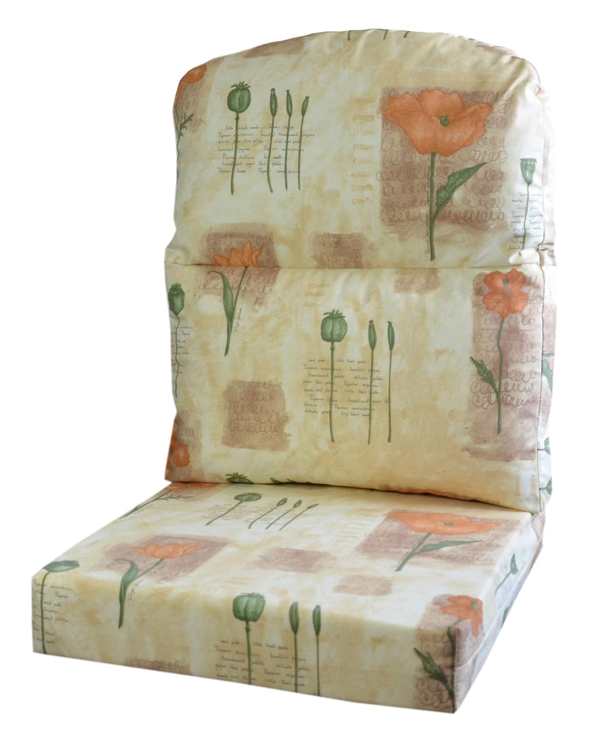 Replacement Cane Chair Cushions Only Wicker Rattan Conservatory Furniture by Gilda® (Poppy