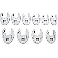 GEARWRENCH 10 Pc. Ratcheting Crowfoot Wrench Set, Metric - 89119