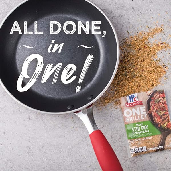 MCCORMICK ONE SKILLET BEEF STIR FRY & VEGETABLES SEASONING MIX, 1.25 OZ