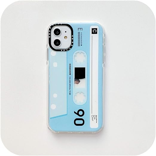 Amazon レトロクラシック古いカセットテープグラデーション電話ケースfor Iphone 11プロマックスxr Xsマックスx 7 8 6 6sパルスケースソフトシリコーンカバー F For Iphone 8 家電 カメラ オンライン通販