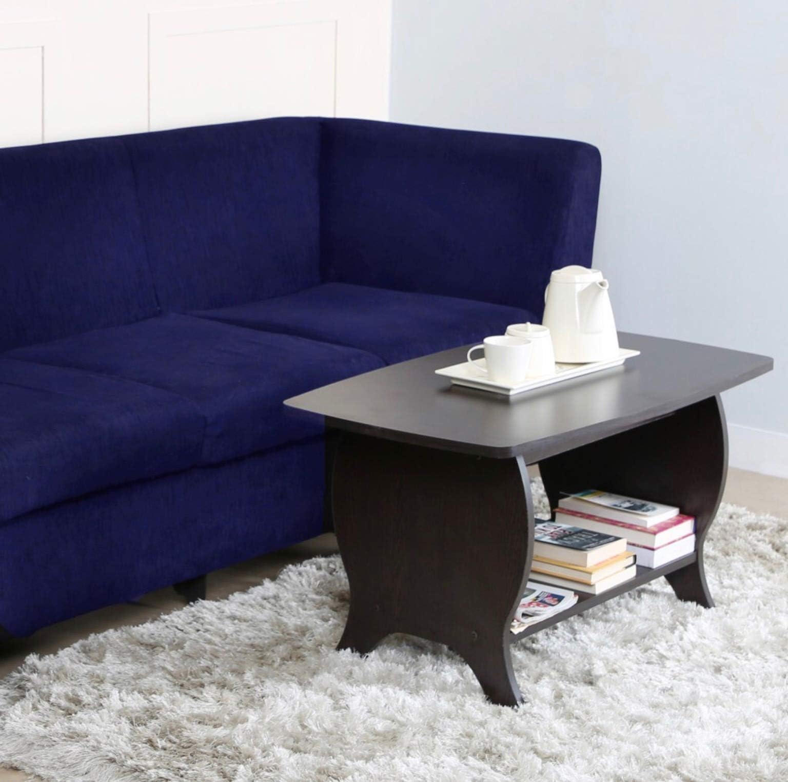 Valtos Phoenix Engineered Wood Coffee Table (Matte Finish, Wenge)
