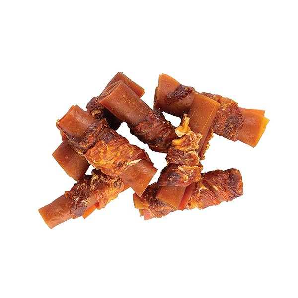 SMARTBONES MINI CHICKEN-WRAPPED STICKS FOR DOGS WITH REAL PEANUT BUTTER, RAWHIDE-FREE DOG CHEW, 15 COUNT