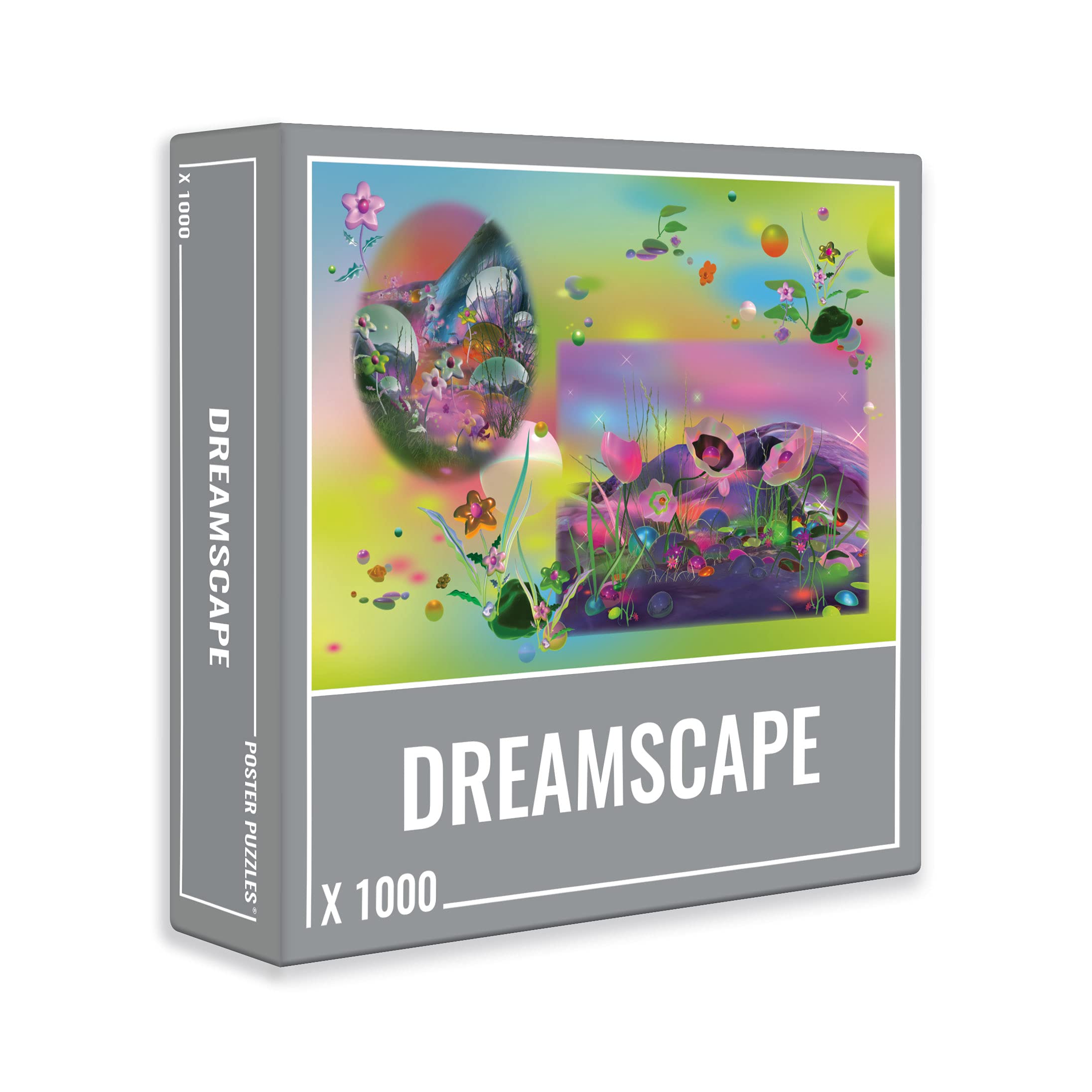 Cloudberries Dreamscape Puzzle - Vivid 1000-Piece Colour Gradient Puzzle for Adults with Trippy, Psychedelic Theme. Made in Europe